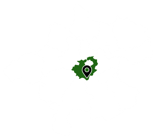 Oberoestereich Karte mit Stecknadel